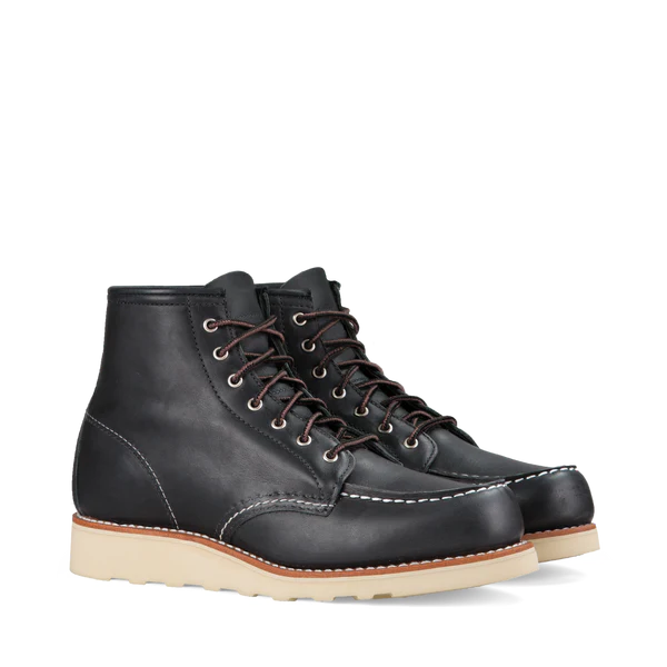 RED WING 6-INCH MOC TOE MEN'S BOOTS 337b-Black Boundary
