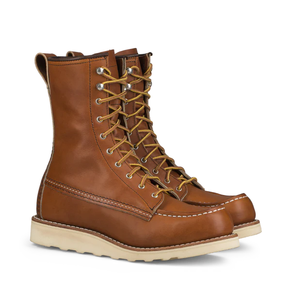 RED WING 8-INCH MOC TOE MEN'S BOOTS 342a-Oro Legacy