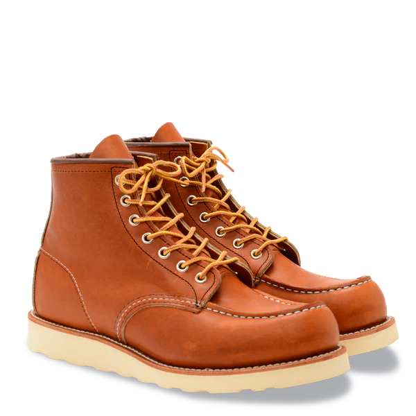 RED WING MEN'S CLASSIC MOC TOE BOOTS 875-Oro Legacy